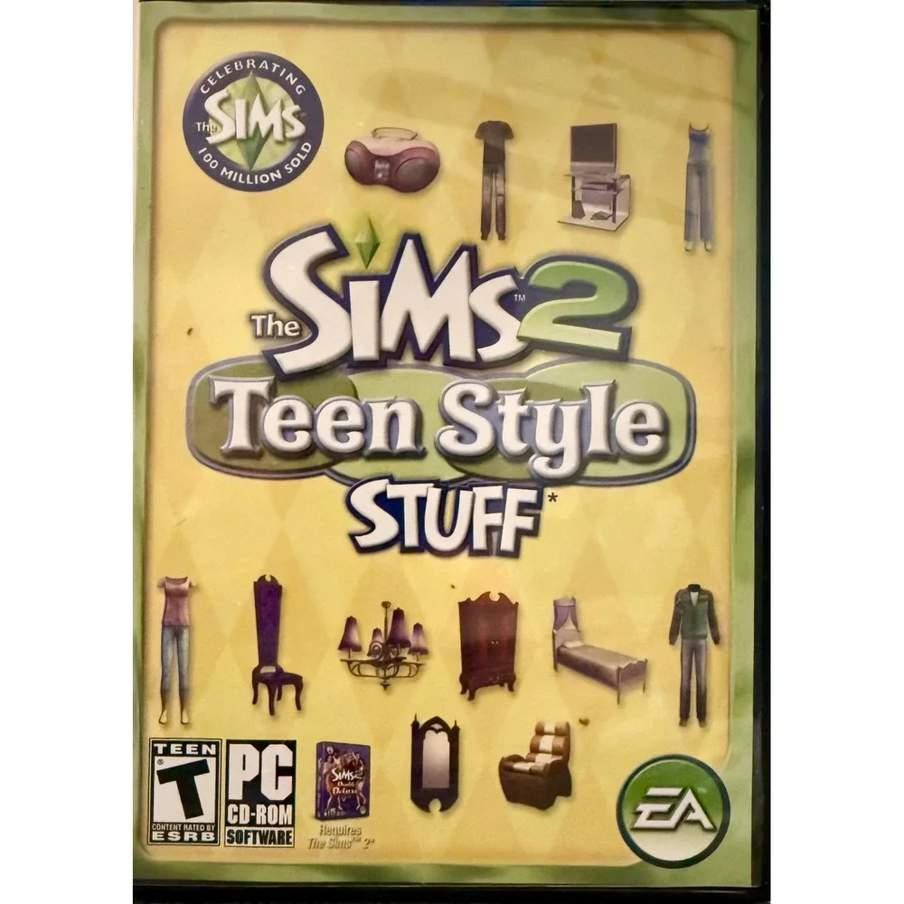 The Sims 2 Teen Style Stuff PC Game CD-ROM Expansion Pack
